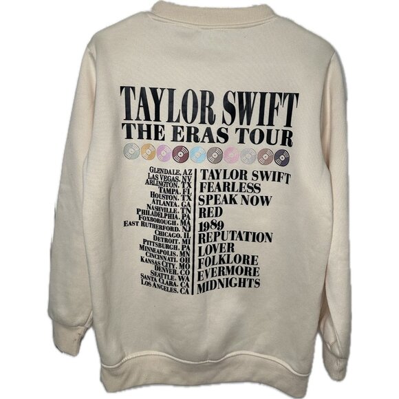 Taylor Swift Women’s The Era's Your Graphic Sweatshirt in Cream, Size M - Picture 2 of 8